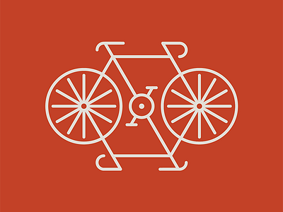 Double Bike bicycle bike dan kuhlken dkng logo monoweight nathan goldman vector