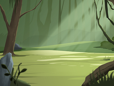 Clive Dinosaur Site Background background concept art forest game microsite texture