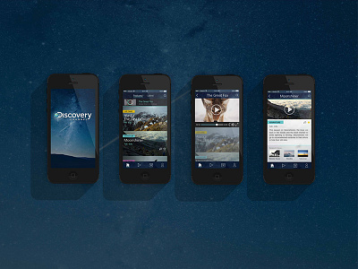 Discovery app redesign adventure app design clear