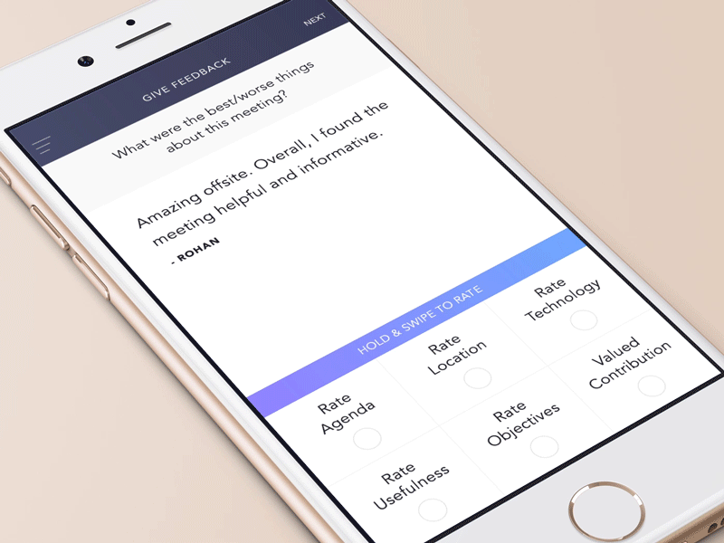 Rating Version A app emoji feedback flow gif iconic mockup negative neutral positive rated rating