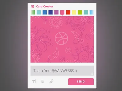 Thank You, Vanwebbs ! dribbble invite new thank vanwebbs