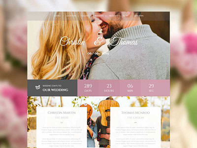 Wedding Couple bride couple groom nicdark themeforest themes wedding wedding day wordpress themes