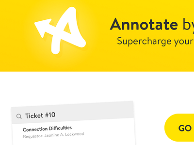 Annotate Widget annotate button driftt icon super ticket ui visual web