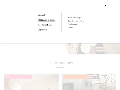 minimalist navigation design layout minimal ui ux web webdesign wip