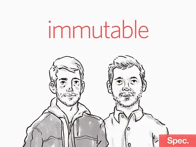 Immutable Podcast character cover illustration podcast portrait