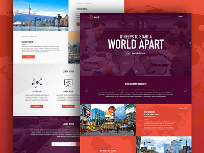 MFS Concept concept design hamburger icons ui web web design worldly