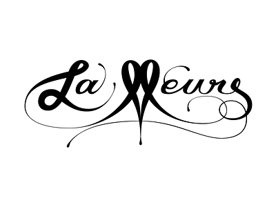 La Meurs custom lettering logo script