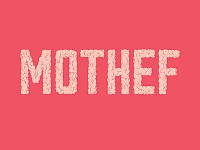 Brains!! brain lettering mothef shirt threadless tshirt type typography