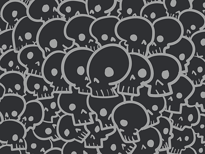 One thousand one-eyed skulls lettering mothef skulls threadless