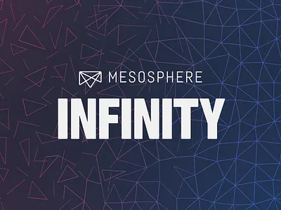 Mesosphere Infinity branding dcos delaunay gradient infinity lines mesosphere polygons