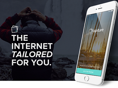 Tapiture Branding app branding design logo mark tapiture