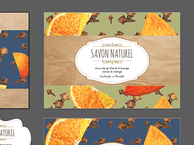 organic soap packaging food illustration orange organic packaging design soap spices watercolor
