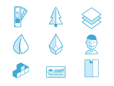 Vector Icons flat icons illustrator vector