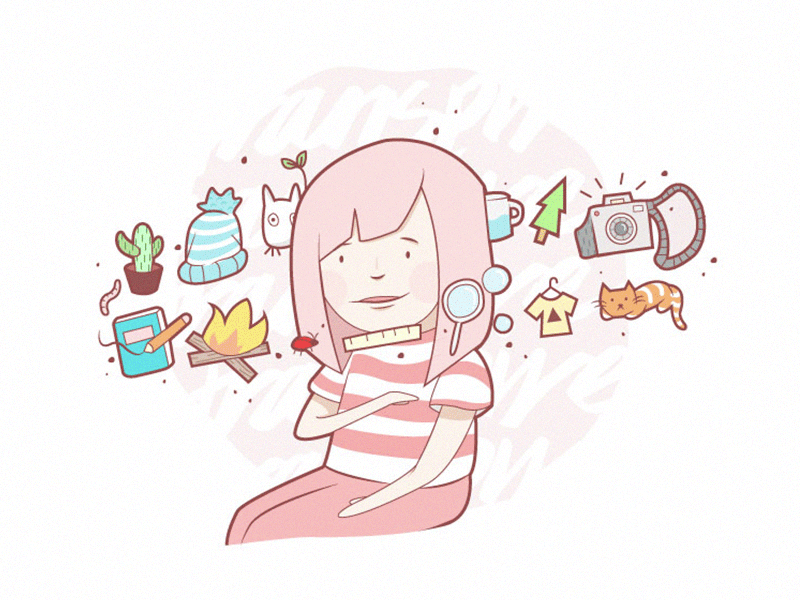 Anger = creativity / Colour Version anger clean creativity flat illustration inspiration personal progress simple sketch social wip