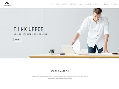 Massive multipurpose html theme corporate creative multipurpose site template theme web