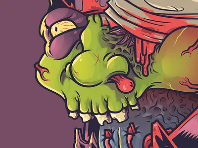 Yaptrap 1980s 80s cartoon character illustration illustrator parody sticker vector