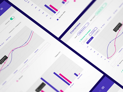 Stats analytics app flat graph ipad iphone statistics stats