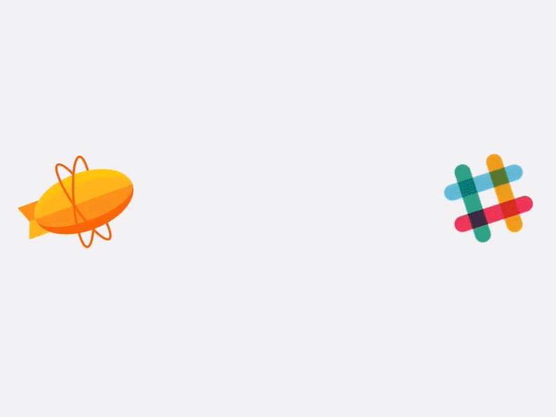 Zeplin <3 Slack animation app icon integration love slack zeplin