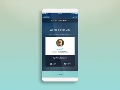 Security App app design interface mobile security ui