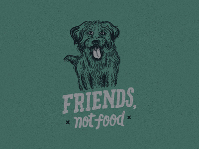 Friends artwork campaign dogs illustration lettering