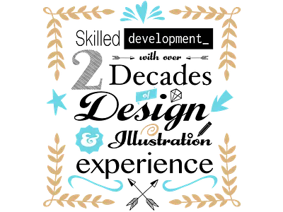 Skills to pay tha' bills statement type typography