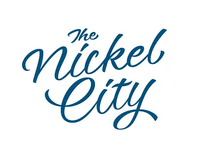 Nickel City buffalo design lettering tshirt typography