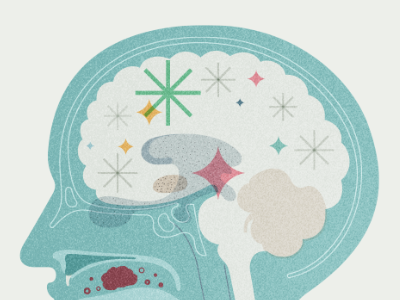 Your Brain's Reaction to Flavor brain diagram flavor food head scientific senses