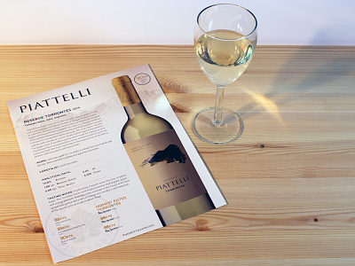 Torrontés Specification Sheet argentina print tech sheet torrontés white wine wine