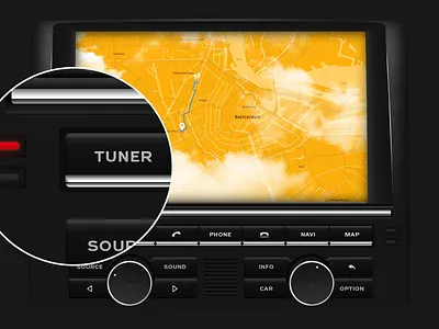 Car Dashboard Nav buttons car dashboard design nav navigation vector