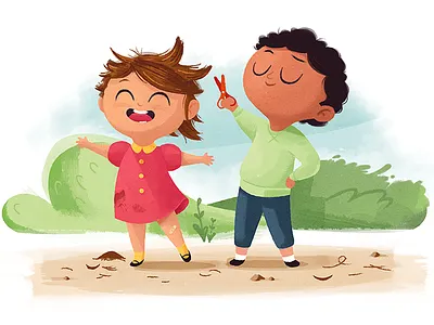 The Haircut 2d character children huffington illustration kids post