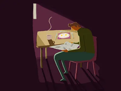 Morning News agency design hand drawn illustration illustrator london melbourne photoshop