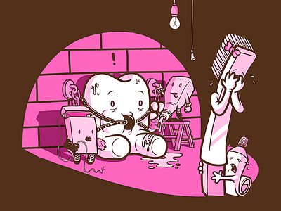 When brushing alone isn't enough character illustration vector
