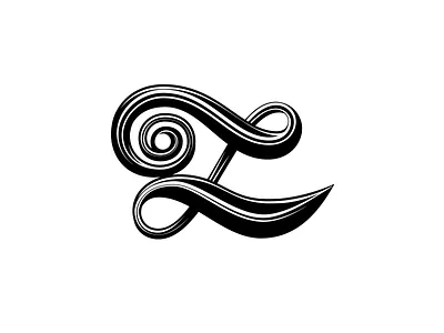 Custom Lettering "L" calligraphy l lettering typography