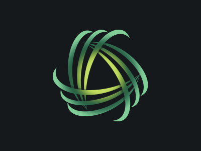 Green Flower art circle flower green ianamoor ianamoor17 logo design mark shot symbol triangle web design