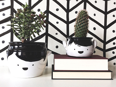 Improved by Me - More planters! ceramics diy interior pencil re design upcycling