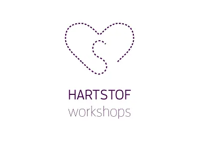 logo - Hartstof brand design identity logo sewing
