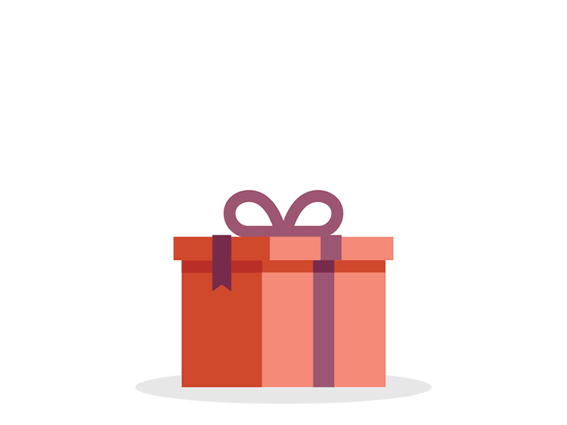 Redeem Gift gift illustration motion redeem