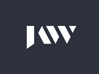 JAW branding identity industrial logo modern sharp