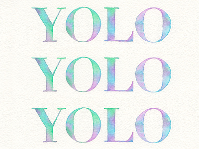 It Only Happens Once brush graphic design hand lettering handlettering lettering painting type typography watercolor