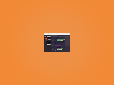 Code Editor Icon. 64by64 64x64 aniconaday code design editor flat icon iconaday sublime sublimetext