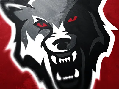 Wolf gaming mascot mascot logo mike guleserian mikecdesigns mikecharles sports sports logo wolf wolf logo wolf mascot