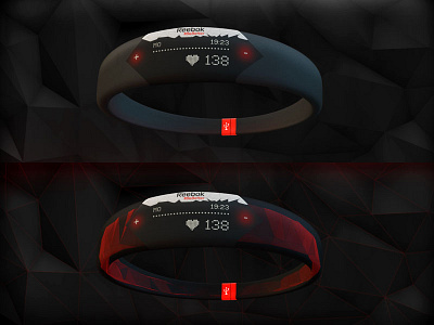 Fitness Bracelet Visualization 3d bracelet cinema4d photoshop visualization