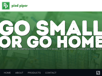 Pied Piper Mobile branding marketing mobile ui web website
