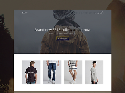 Cleayn - Clean & Sleek Woocommerce theme clean ecommerce minimal parallax sleek theme woocommerce wordpress