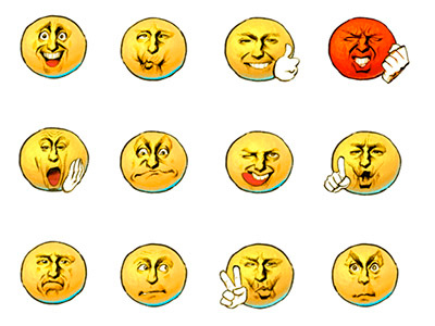 Honest Emoticons chat chat stickers emoticons icons line line stickers sticker stickers