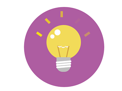 CSS lightbulb animated icon animation css design flat html