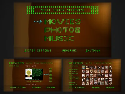 Kodi Interface kodi media center ui design