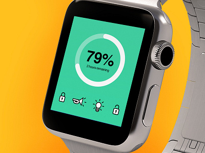 Start Engine app apple apple watch car flat icon ios start engine tesla ui watch