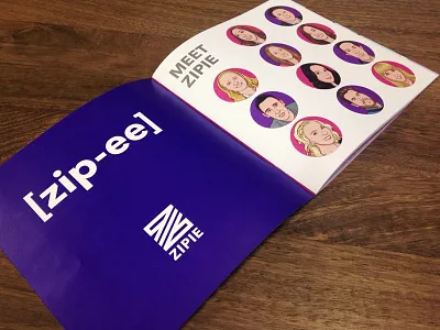 Zipie Book book portfolio zipie