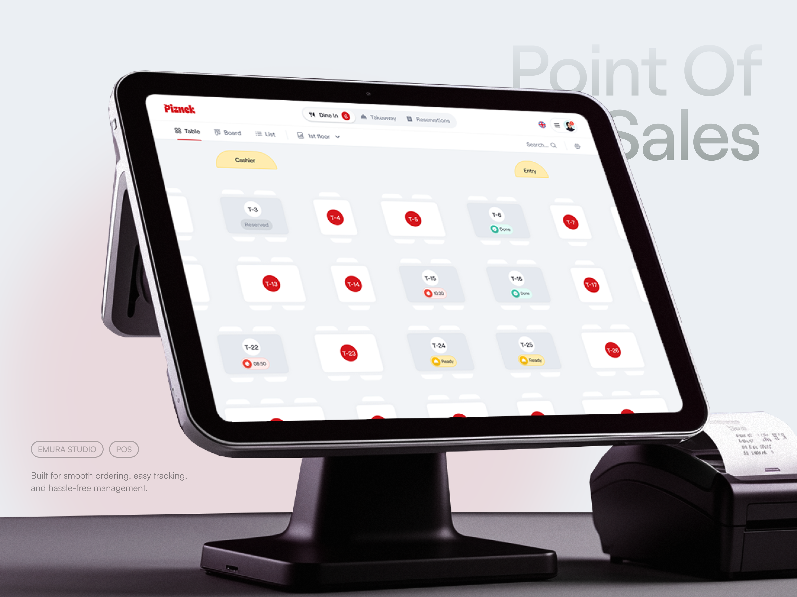 Example of Piznek - Restaurant POS